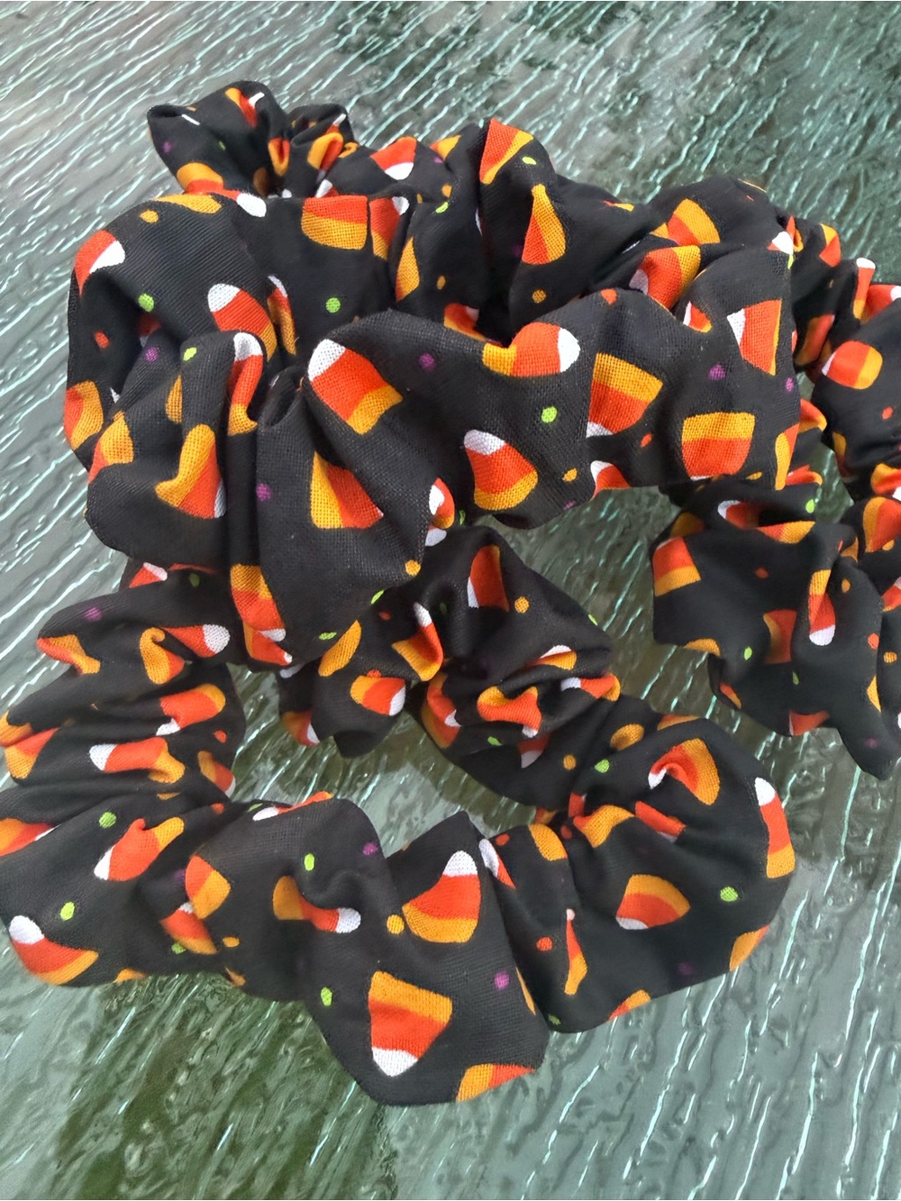 Candy Corn Scrunchies 4 Pack NWT Price is firm Limited Stock